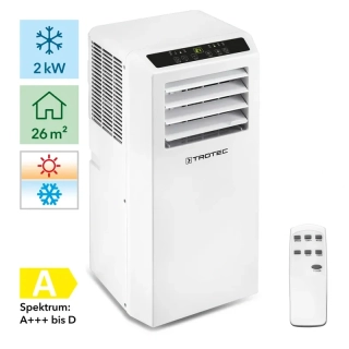 Mobilní klimatizace PAC 2010 SH Trotec - 1,8 kW (7000 Btu/h) - zdarma těsnění do oken Airlock 100 Trotec