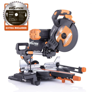 Multifunkční pokosová pila R255SMS-DB+ Evolution - 2 kW, Ø 255 mm, oboustranný náklop